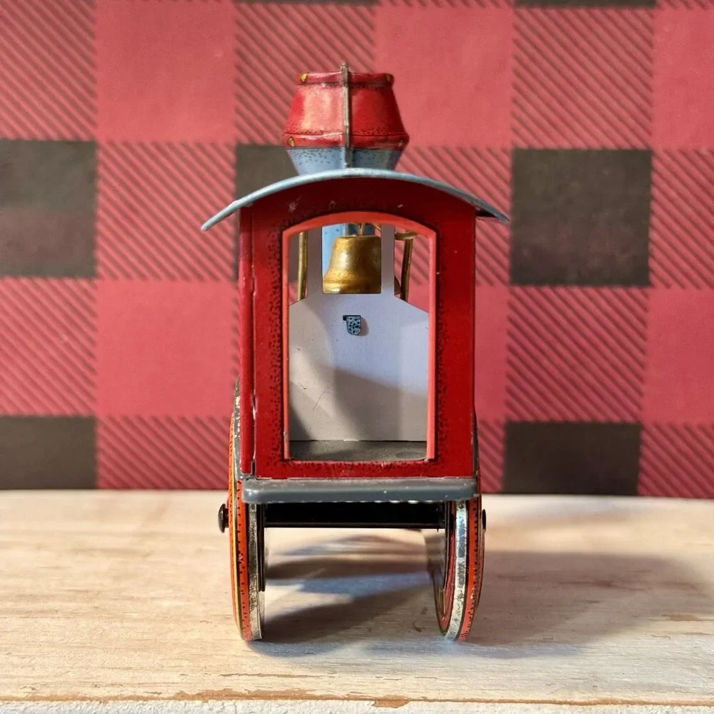 1982 Hallmark Tin Locomotive Train #1 Vintage Christmas Keepsake Ornament